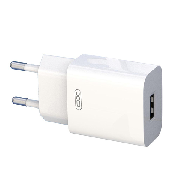XO 220V 12W, USB-A, бял - L99
