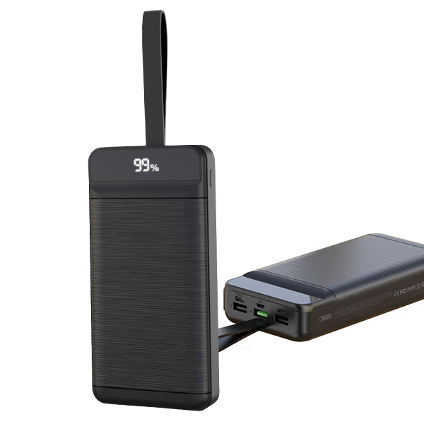 Power Bank 60000 mAh, XO, 20W PD, 22.5W QC, PR159 /черен/