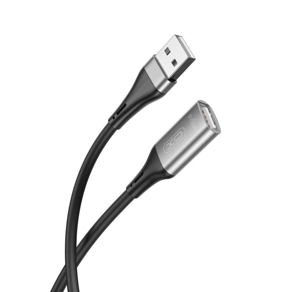 XO Cable USB - USB-A 2.0, 2 m, NB219 /black/