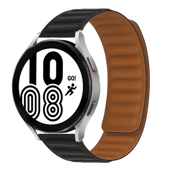 Силиконова магнитна каишка Magnetic Strap за Smart Watch, 20мм /черен/
