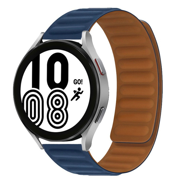 Силиконова магнитна каишка Magnetic Strap за Smart Watch, 20мм /син/