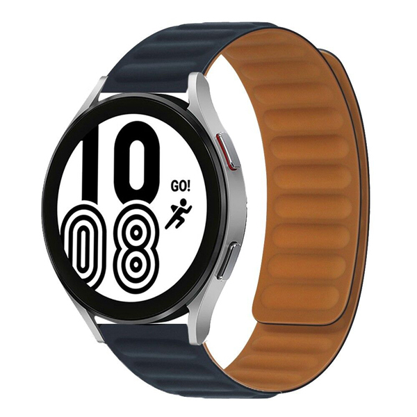 Силиконова магнитна каишка Magnetic Strap за Smart Watch, 20мм /тъмно син/
