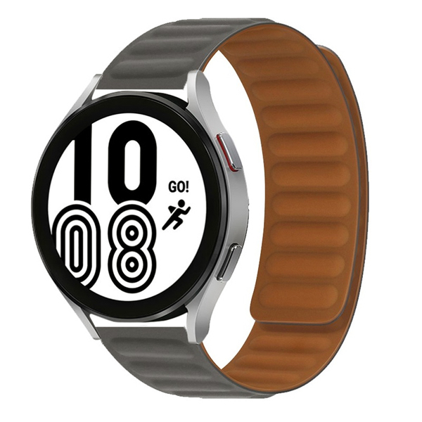 Силиконова магнитна каишка Magnetic Strap за Smart Watch, 20мм /сив/