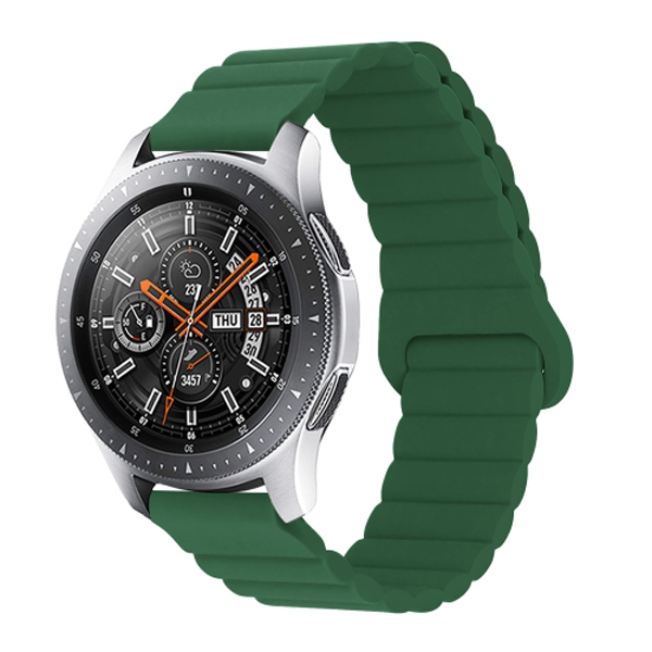 Силиконова магнитна каишка Magnet Strap за Smart Watch, 22мм /зелен/