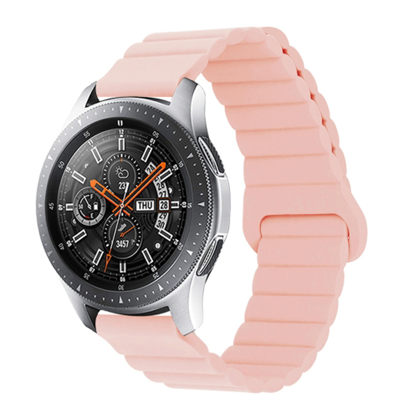 Силиконова магнитна каишка Magnet Strap за Smart Watch, 22мм /розов/