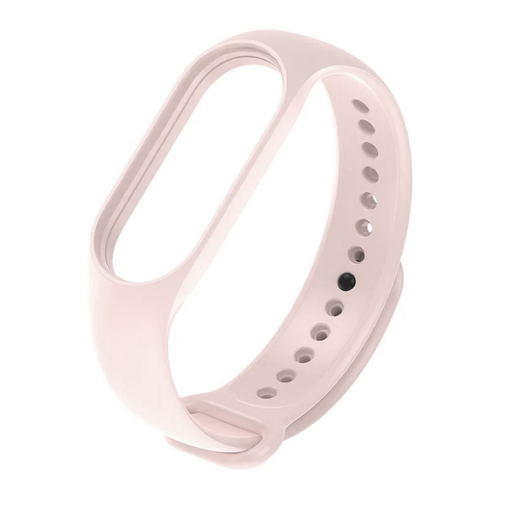 Каишка за Xiaomi Mi Band 5/6, Silicon Strap, силиконова /бежова/
