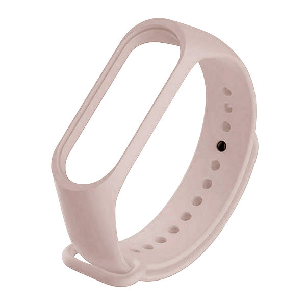 Каишка за Xiaomi Mi Band 3/4/5/6/7, Silicon Strap /бежова/