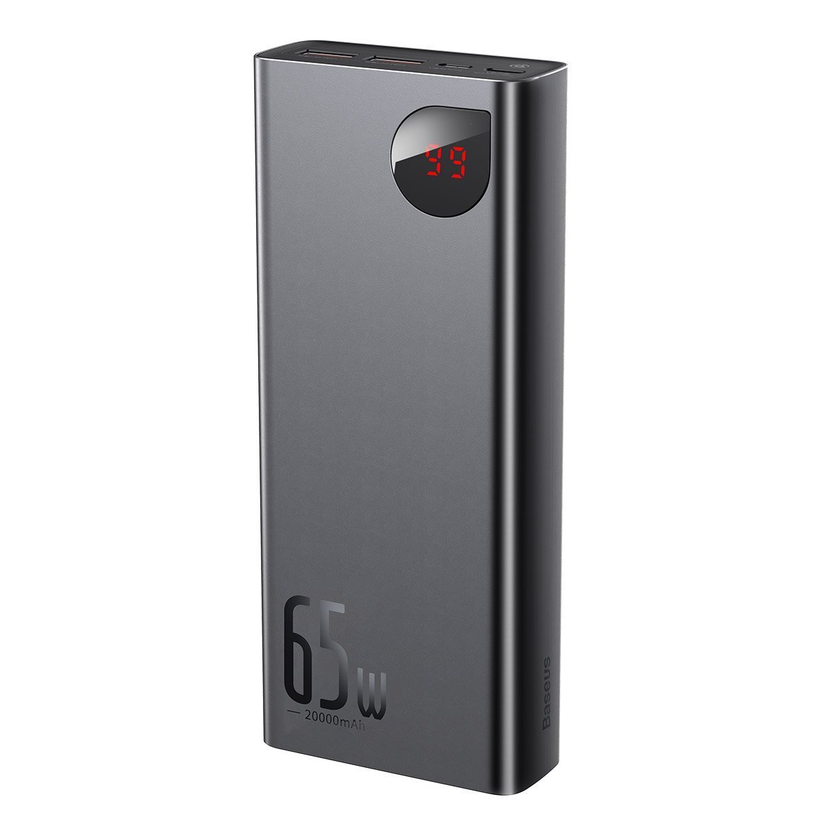 BASEUS Power Bank 20000 mAh, 65W, Adaman Metal, PPIMDA-D01 /черен/