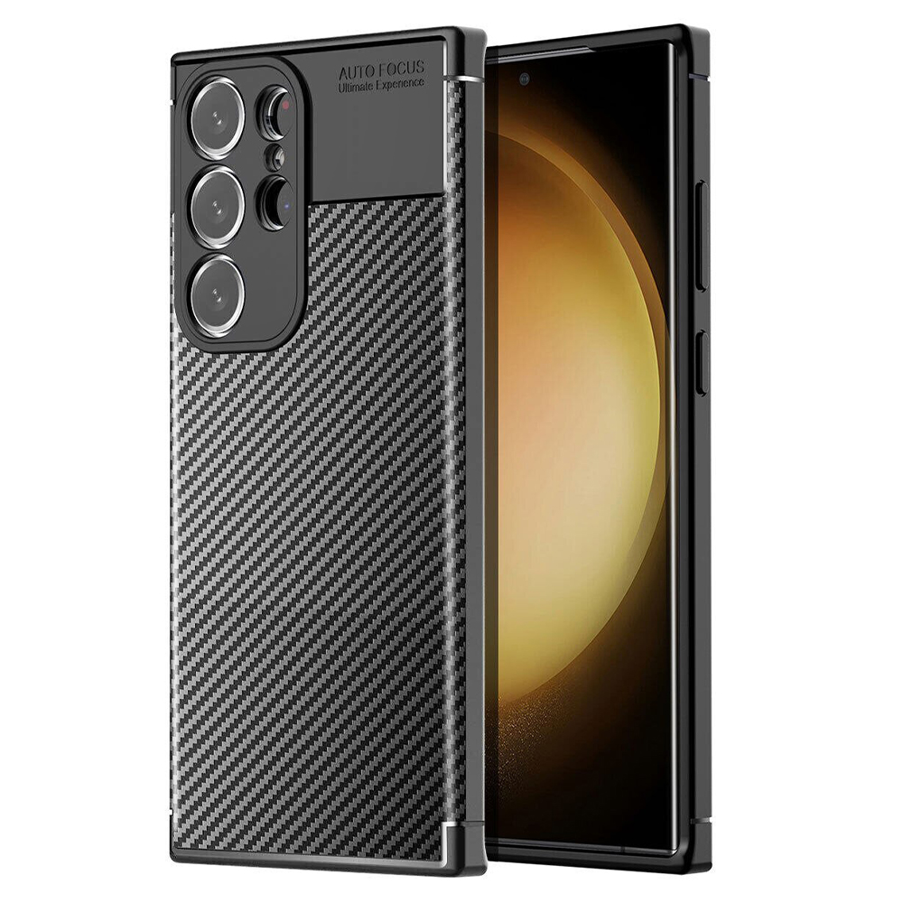 Калъф Business CARBON Samsung A54 5G /черен/