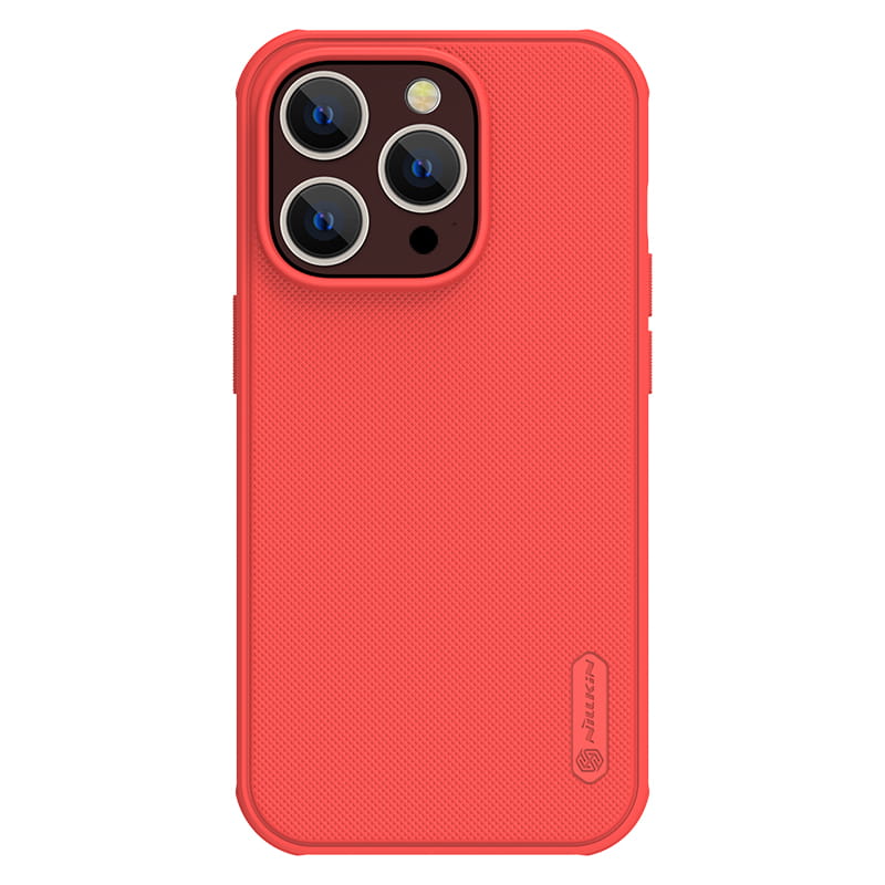 NILLKIN Калъф Apple iPhone 14 Pro Max, Super Frosted Shield, червен