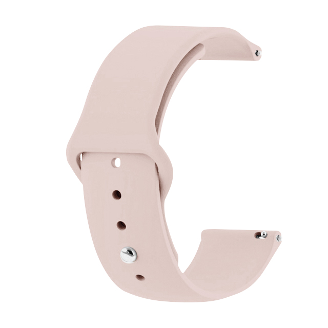 Каишка 20мм за Smart Watch, Silicone Simple Strap, силикон, телесен