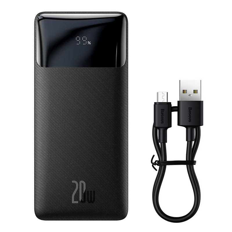 BASEUS Power Bank 20000 mAh, 20W, Bipow, PPBD050501 /черен/