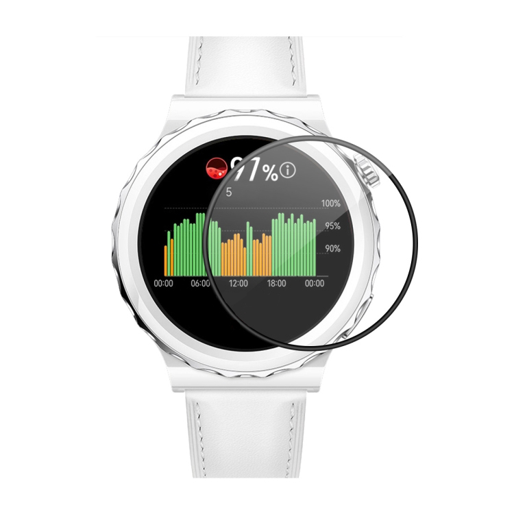 3D Tempered Pet NANO Huawei GT3 Pro, 43mm /черно/