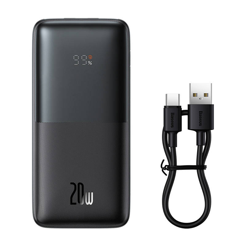 BASEUS Power Bank 10000 mAh, 20W, Bipow Pro, PPBD040201 /черен/