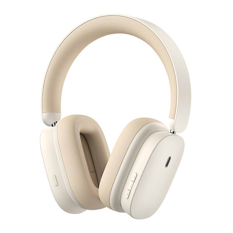 BASEUS Bluetooth HF Bowie H1 ANC Wireless headphones, NGTW230002 /оризово бяло/