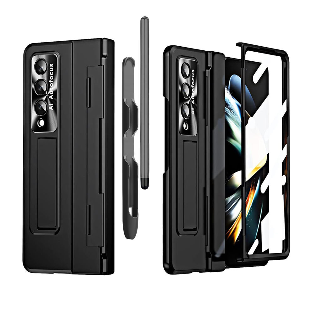 Калъф FW Full Body със стойка Samsung Z Fold 4 + S Pen /full black/