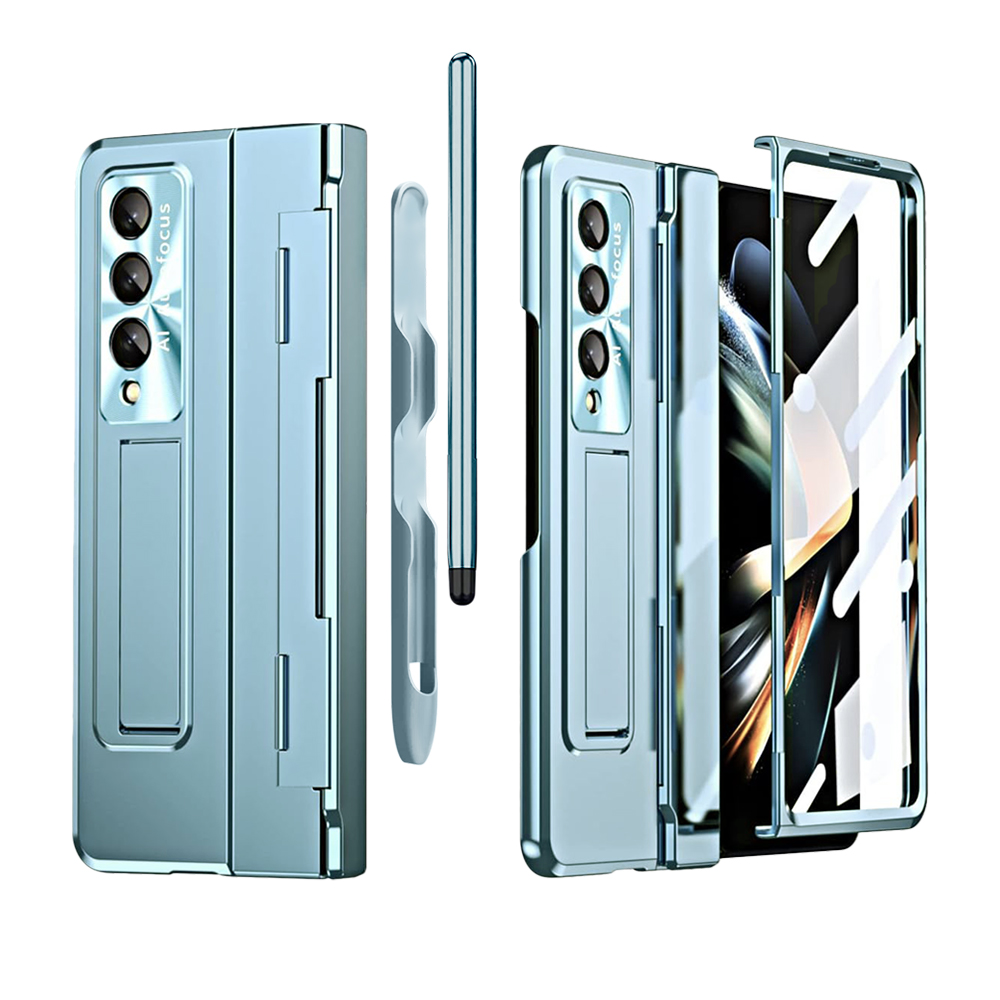 Калъф FW Full Body със стойка Samsung Z Fold 4 + S Pen /full blue/