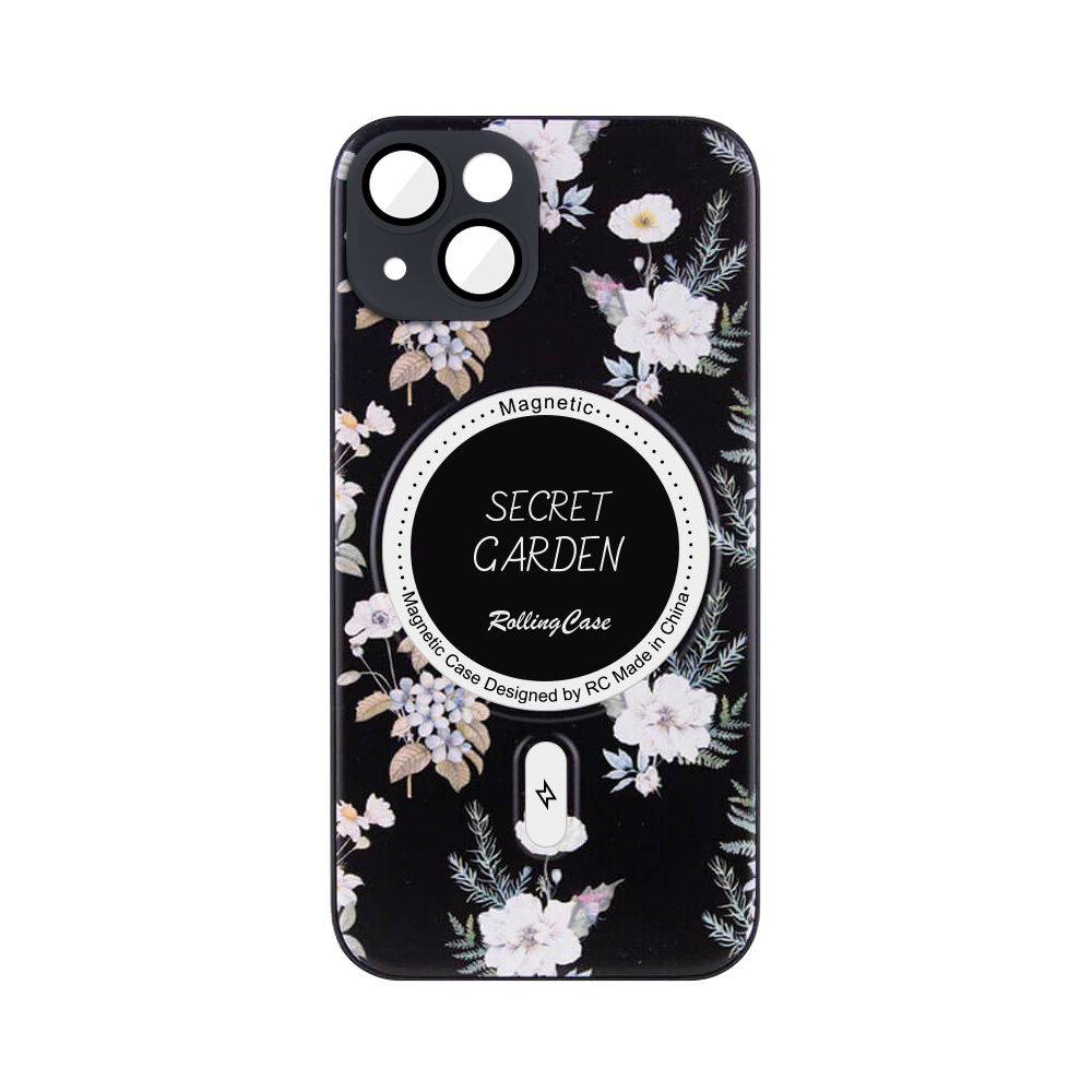 Калъф Secret Garden MagSafe Apple iPhone 12 Pro /черен