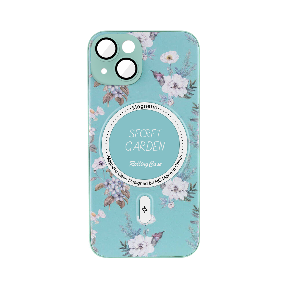 Калъф Secret Garden MagSafe Apple iPhone 12 Pro /мента/