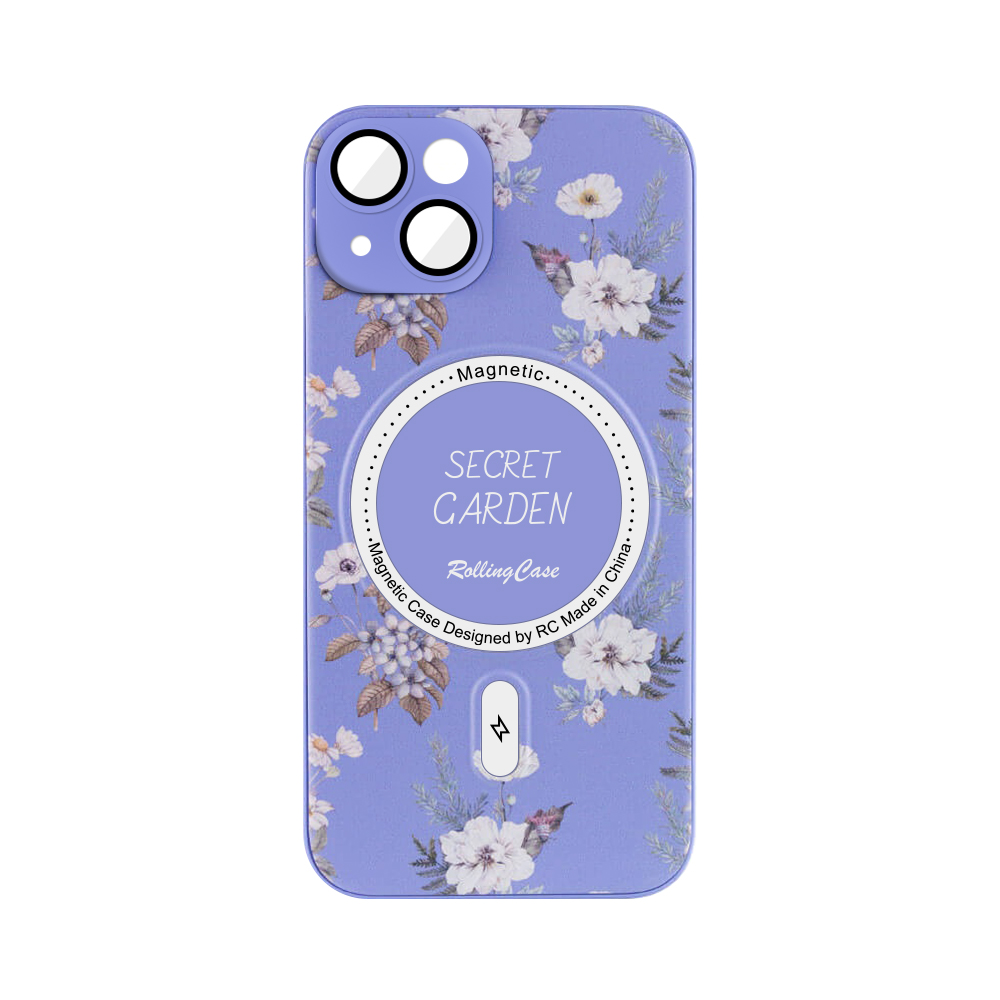 Калъф Secret Garden MagSafe Apple iPhone 12 Pro /лилав/