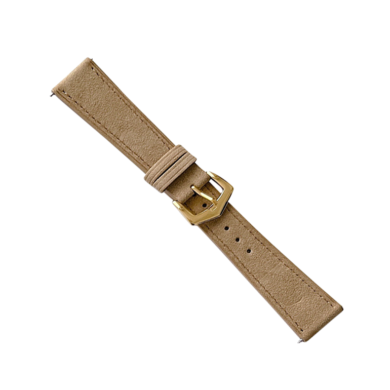 Велурена каишка Vintage Leather Strap за Smart Watch, 20мм /кафява/
