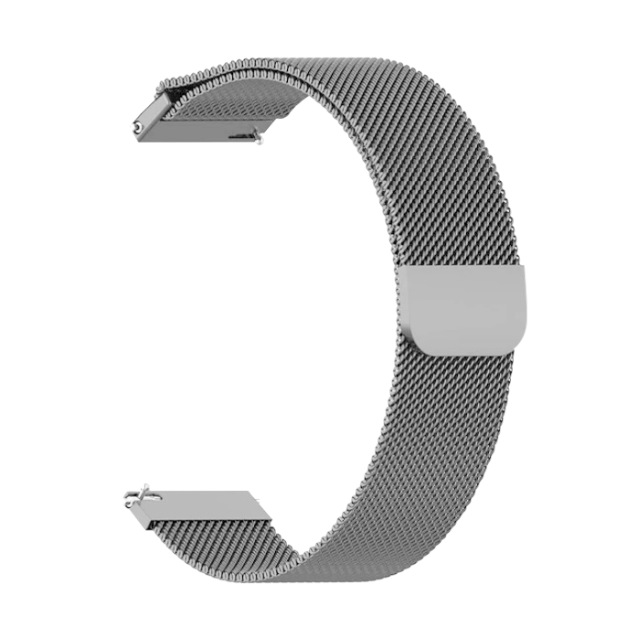 Каишка за Smart Watch 20мм, Milanese Loop, магнитна, метална /графитена/