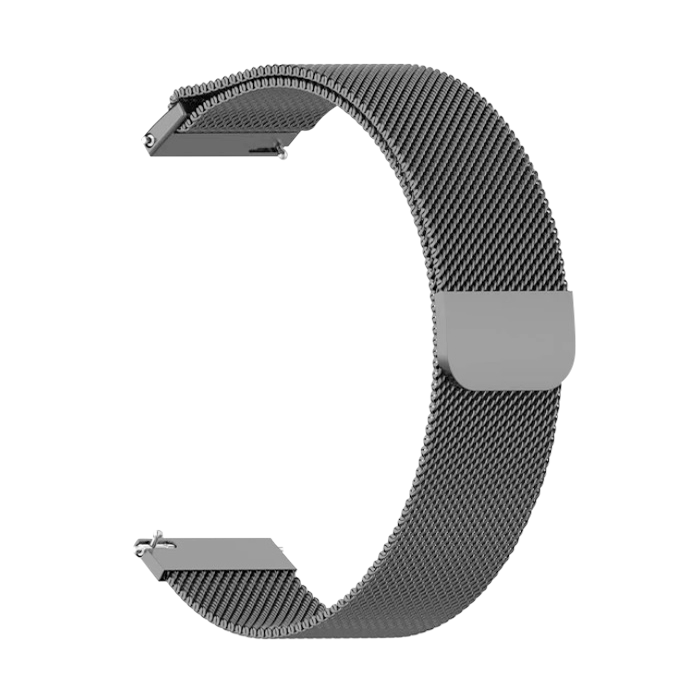 Метална магнитна каишка Milanese за Smart Watch, 20мм /графитена/