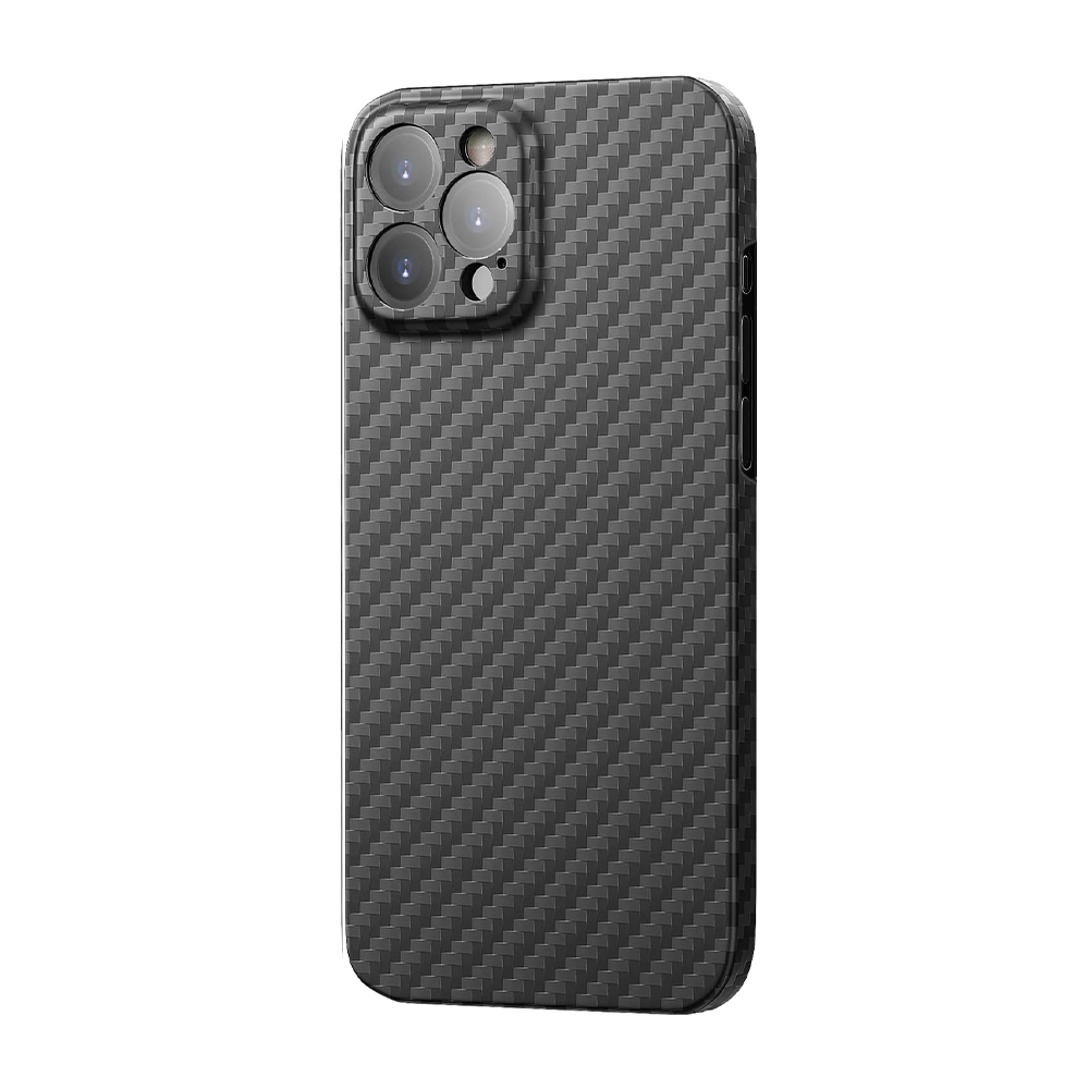 Калъф Genuine Carbon Apple iPhone 14 /черен/