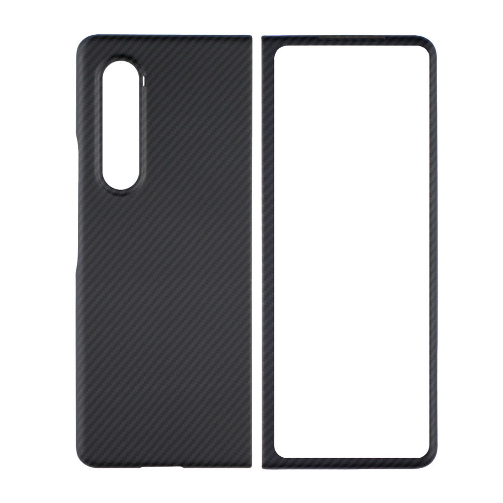Калъф Genuine Carbon Samsung Z Fold 5 /черен/