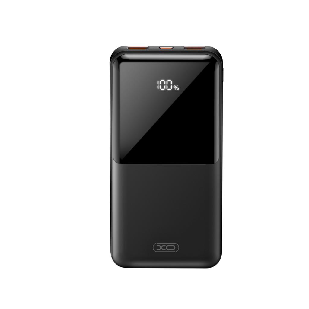 Power Bank 10000 mAh, XO, 20W PD, 22.5W QC + Digital display, PR205 /черен/