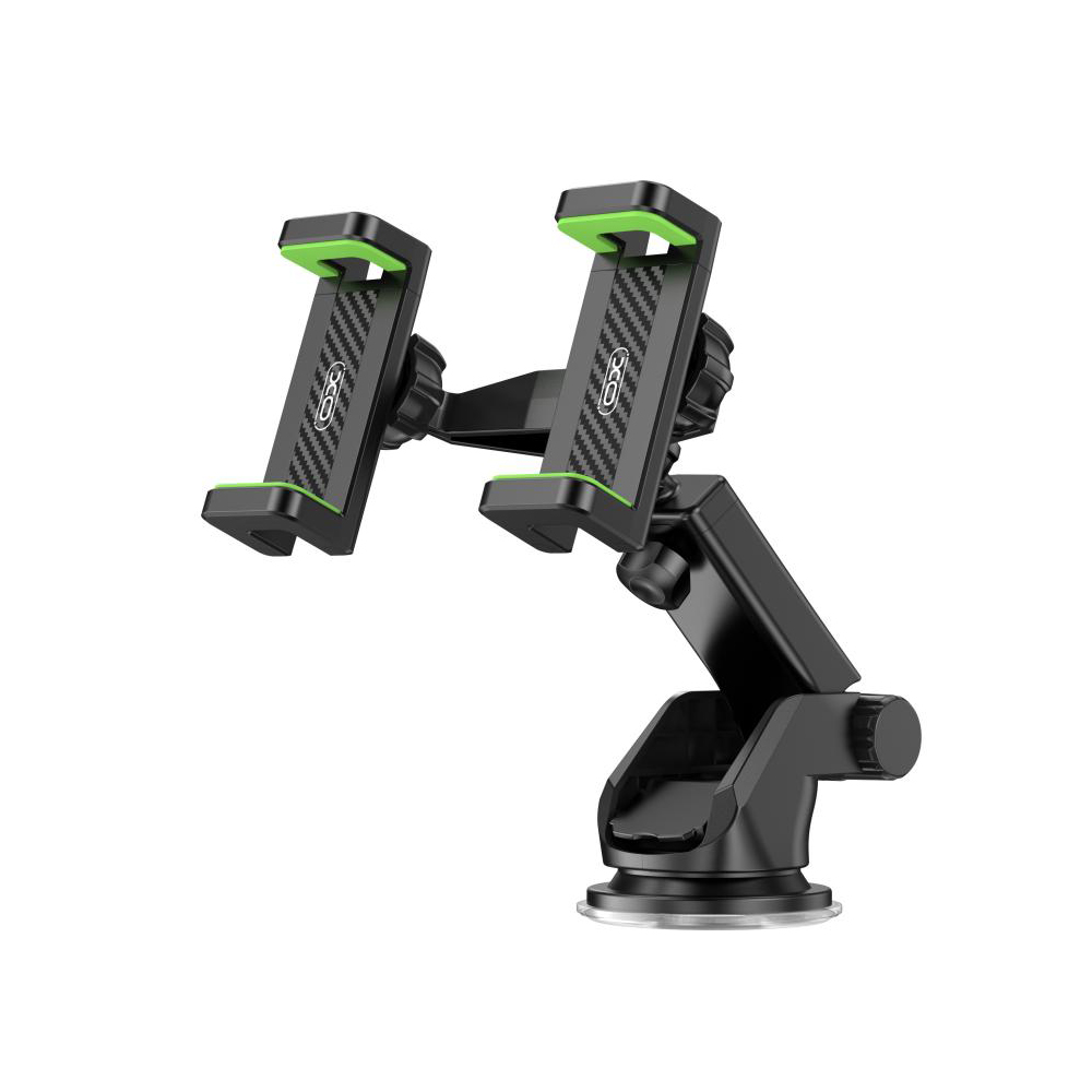XO Холдер, Suction cup Double chuck C117, с вакуум /черен/