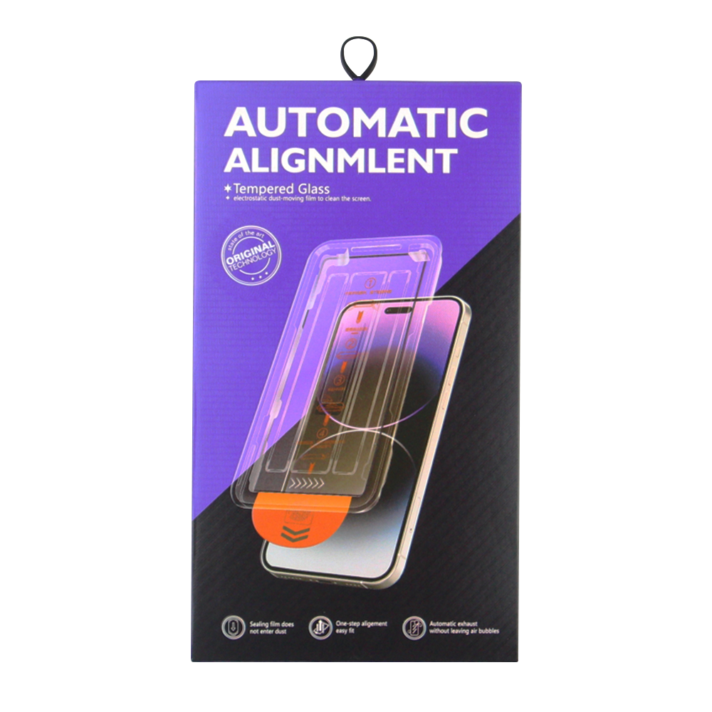 Easy-fit BOX PRIVACY Tempered glass Apple iPhone 11/Xr /черно/