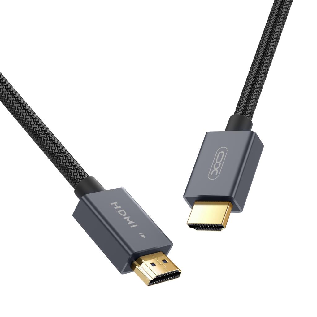 XO Кабел HDMI - HDMI 8K, 1.5м, 60Hz, Aluminum, GB001 /черен/