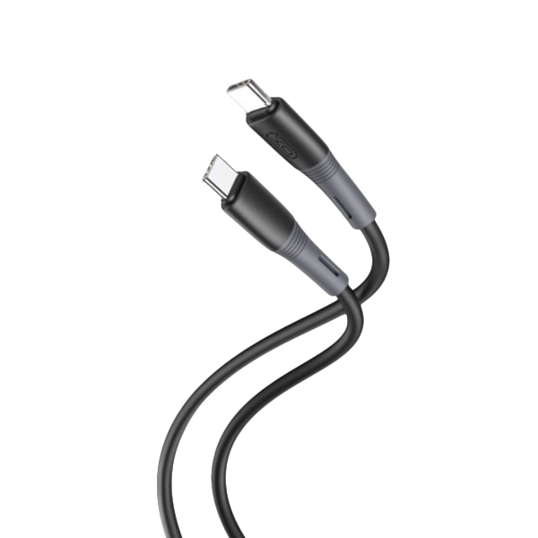 XO Кабел Type-C - Type-C, 1м, 60W, NB-Q226B /черен/