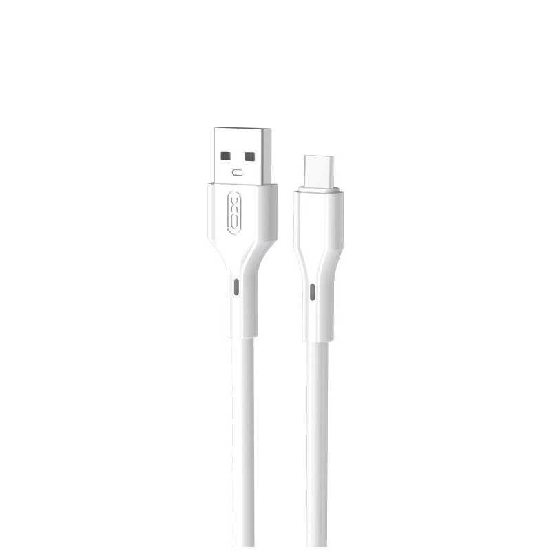 XO Кабел USB-A - Type-C, 1м, 2.4A, NB230 /бял/