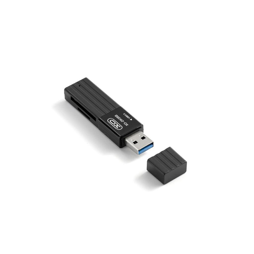 XO Card reader USB 3.0 TF/SD, DK05B /черен/