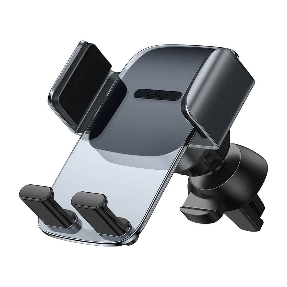 BASEUS Холдер Easy Control Clamp, с прикрепящ механизъм, SUYK000101 /черен/