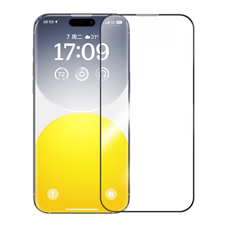 BASEUS Tempered Glass Crystal Ceramic Apple iPhone 15 Pro, Easy-Fix, P6001205M201-02