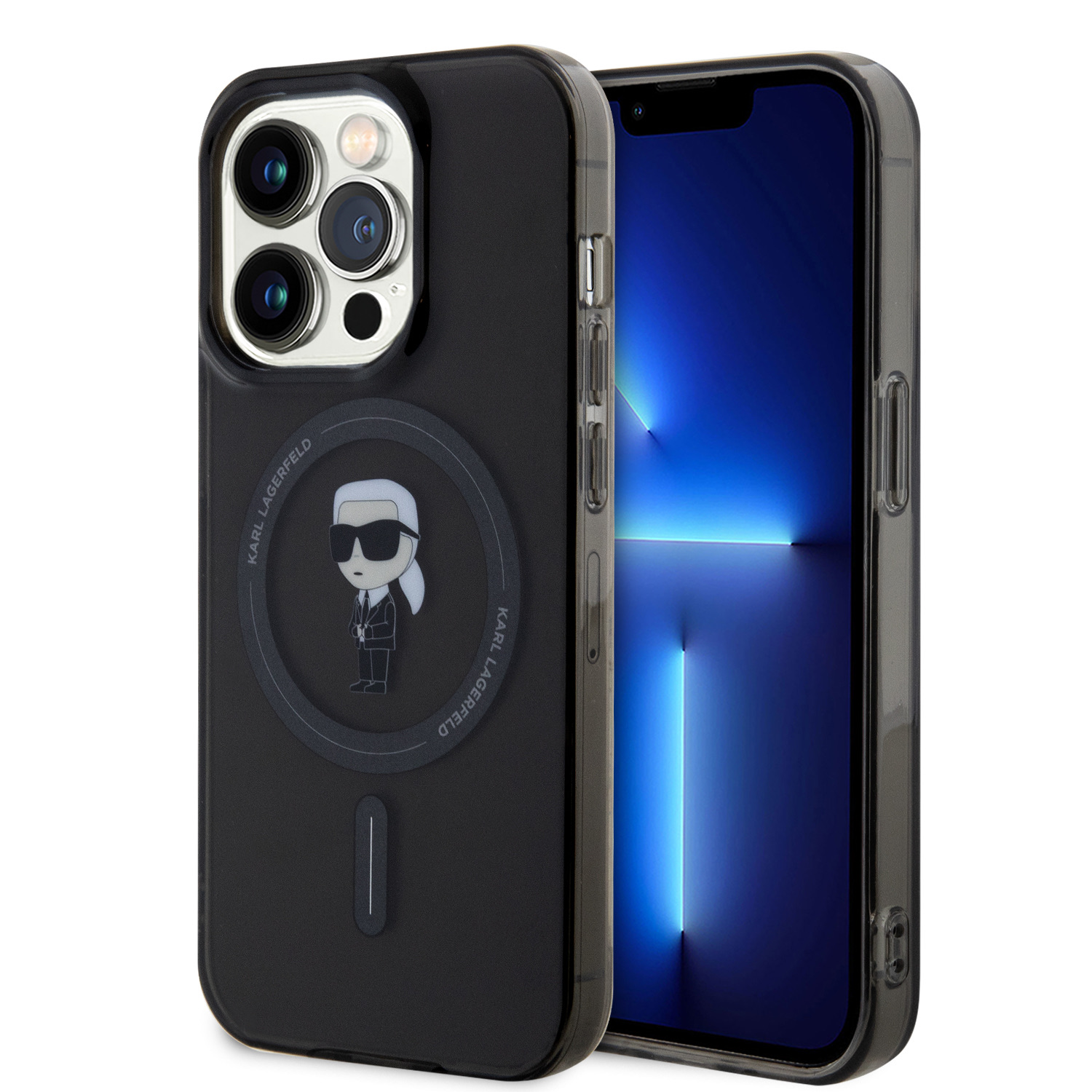 Калъф Karl Lagerfeld KLHMP15XHFCKNOK Apple iPhone 15 Pro Max IML Ikonik MagSafe