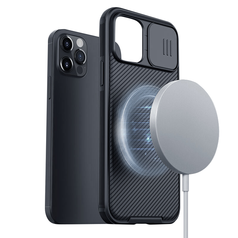 NILLKIN Калъф Apple iPhone 15, Camshield Pro MagSafe, черен