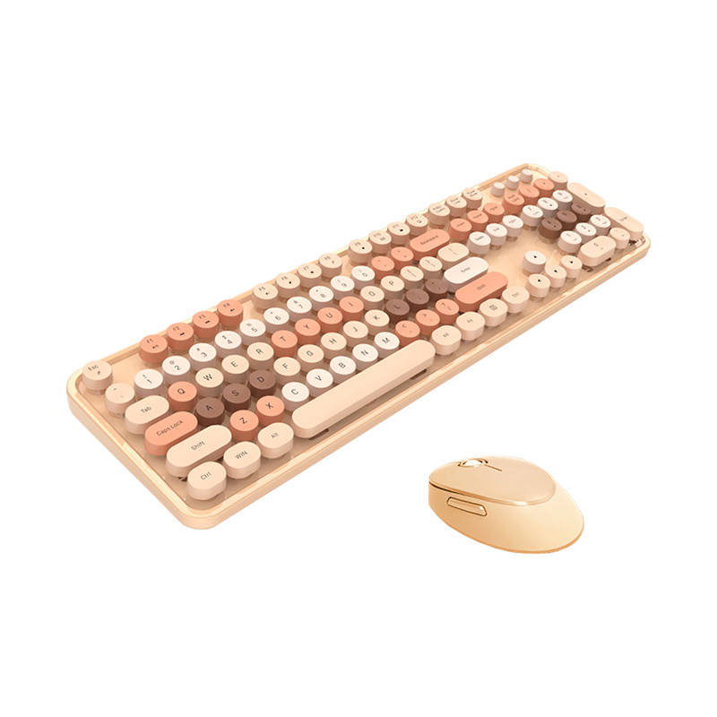 MOFII Клавиатура и мишка SMK-623387AG, Wireless /sweet beige/