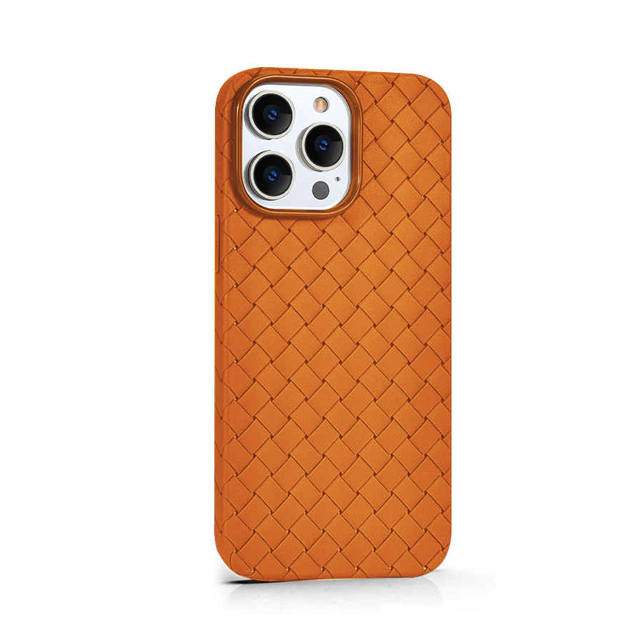 Joyroom Калъф Apple iPhone 15, Braiding Series, оранжев