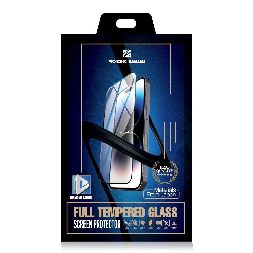 NORDIC instinct Tempered Glass Apple iPhone 15 Pro /черно/
