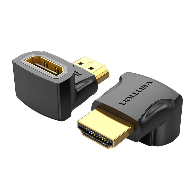 VENTION Adapter HDMI 4K, 60Hz, 90 Degree /black/