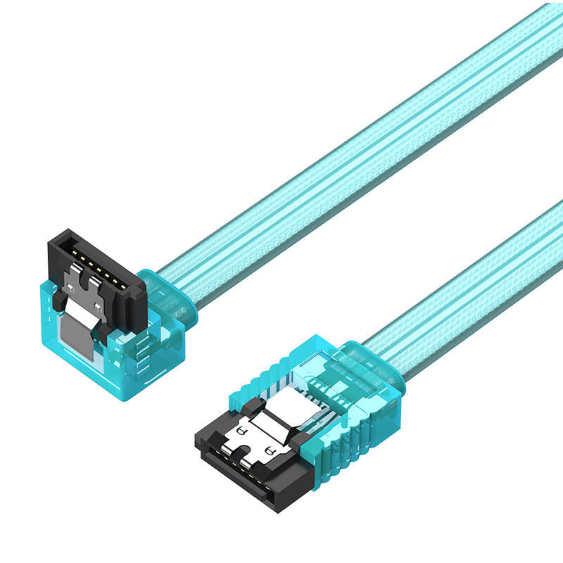 Кабел SATA 3.0, 0.5м, VENTION /син/