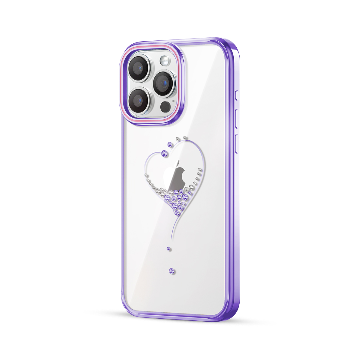 Kingxbar Калъф Apple iPhone 14 Pro Max, Wish Series, лилав