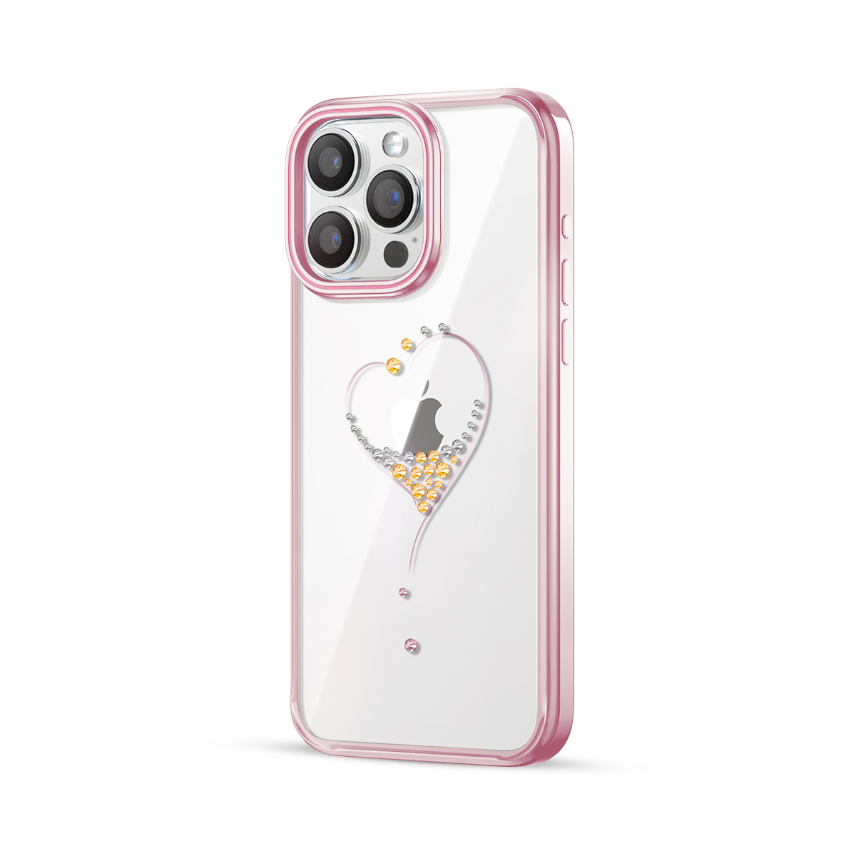 Kingxbar Калъф Apple iPhone 14 Pro, Wish Series, розово злато