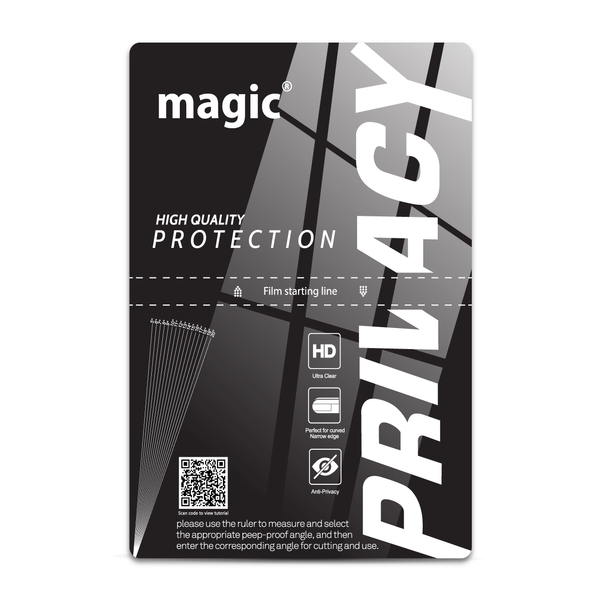 Хидрогел за Смартфон LCD Magic, PRIVACY HD