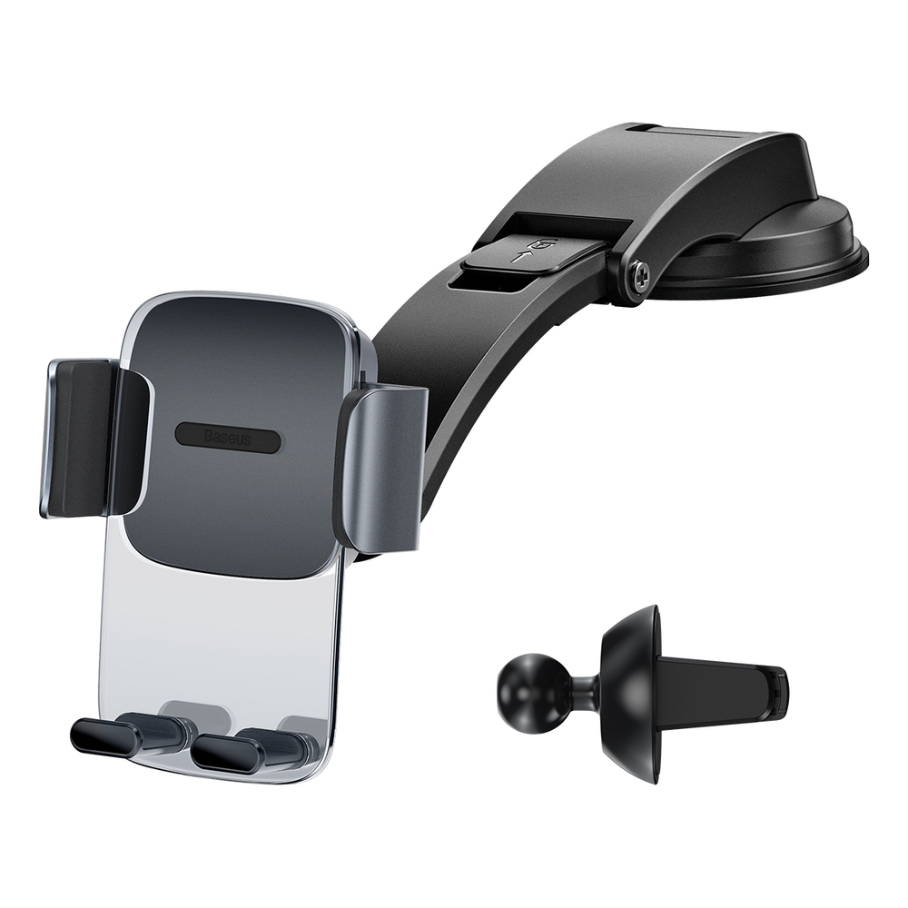 BASEUS Холдер Easy Control Clamp, 2 типа на захващане, SUYK000001 /черен/