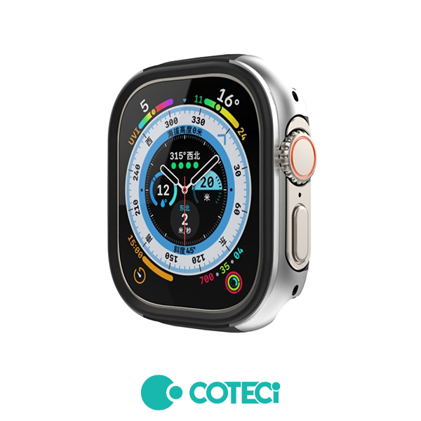 COTECi Blade Aluminium + TPU Protection case Apple Watch, 49mm /сребрист/